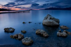 water, Landscapes, Rocks, Pier, Lakes, Hdr, Photography