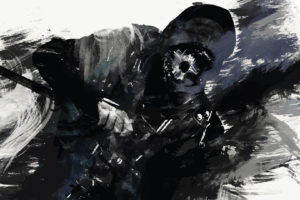 dishonored, Mask, Drawing, Sketch, Warrior, Anarchy, Skull, Dark