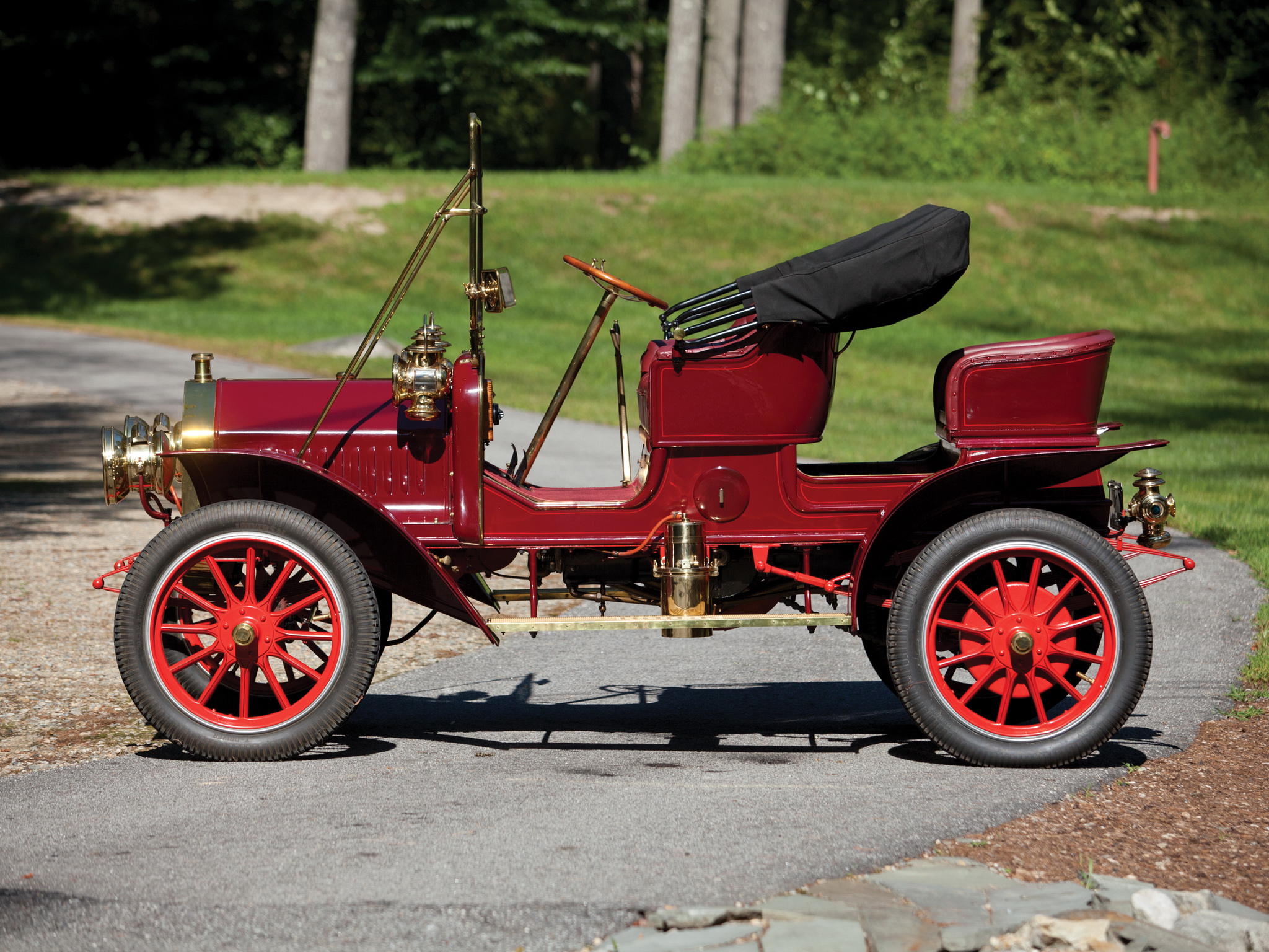 1909, Buick, Model g, Runabout, Retro Wallpaper