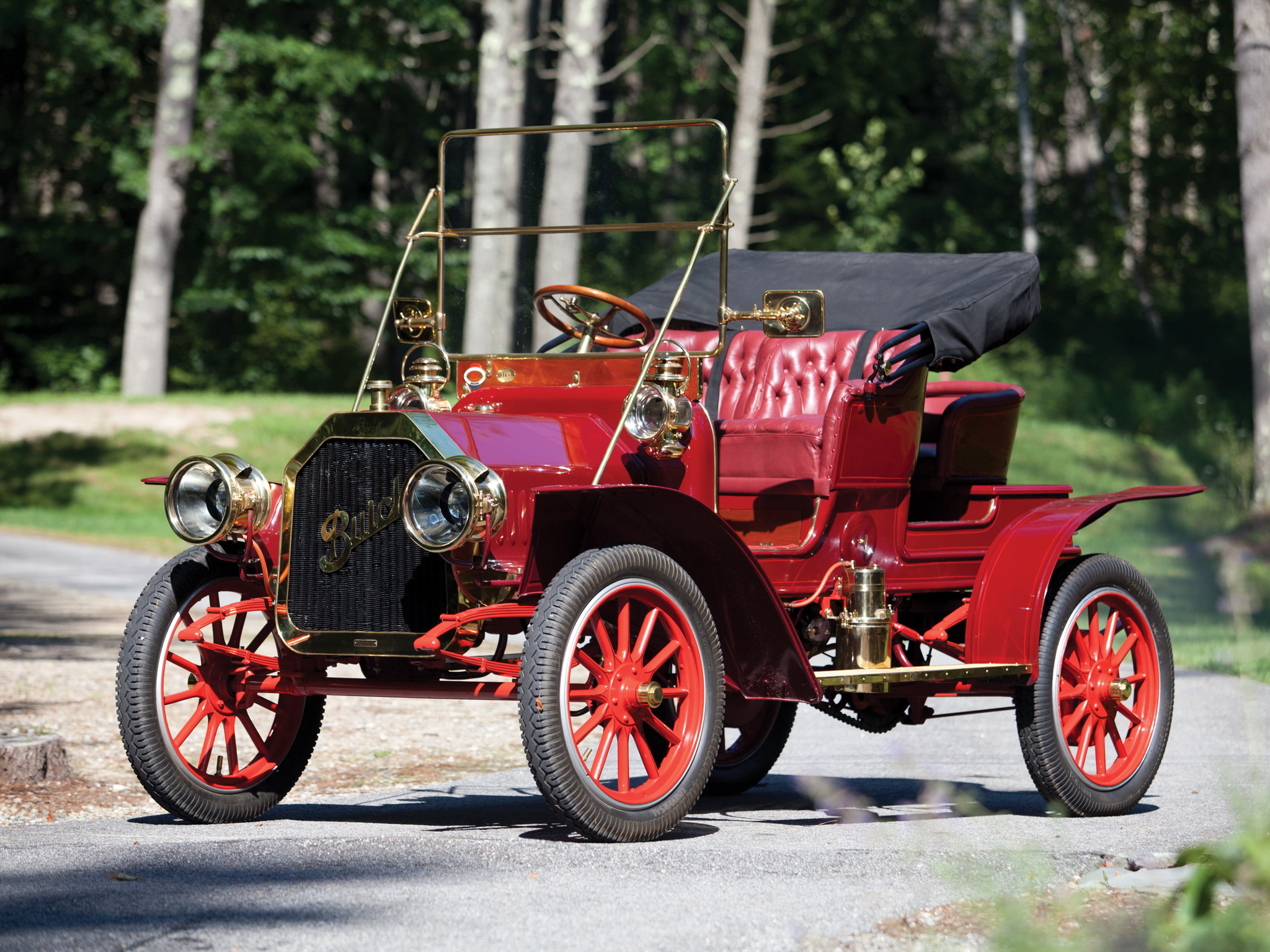 1909, Buick, Model g, Runabout, Retro, Fa Wallpaper