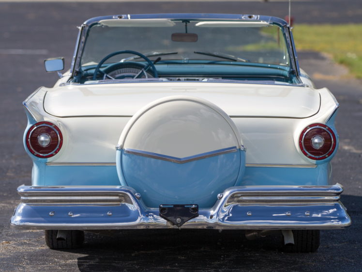 1957, Ford, Fairlane, 500, Skyliner, Retractable, Hardtop, Retro, Luxury, Convertible HD Wallpaper Desktop Background