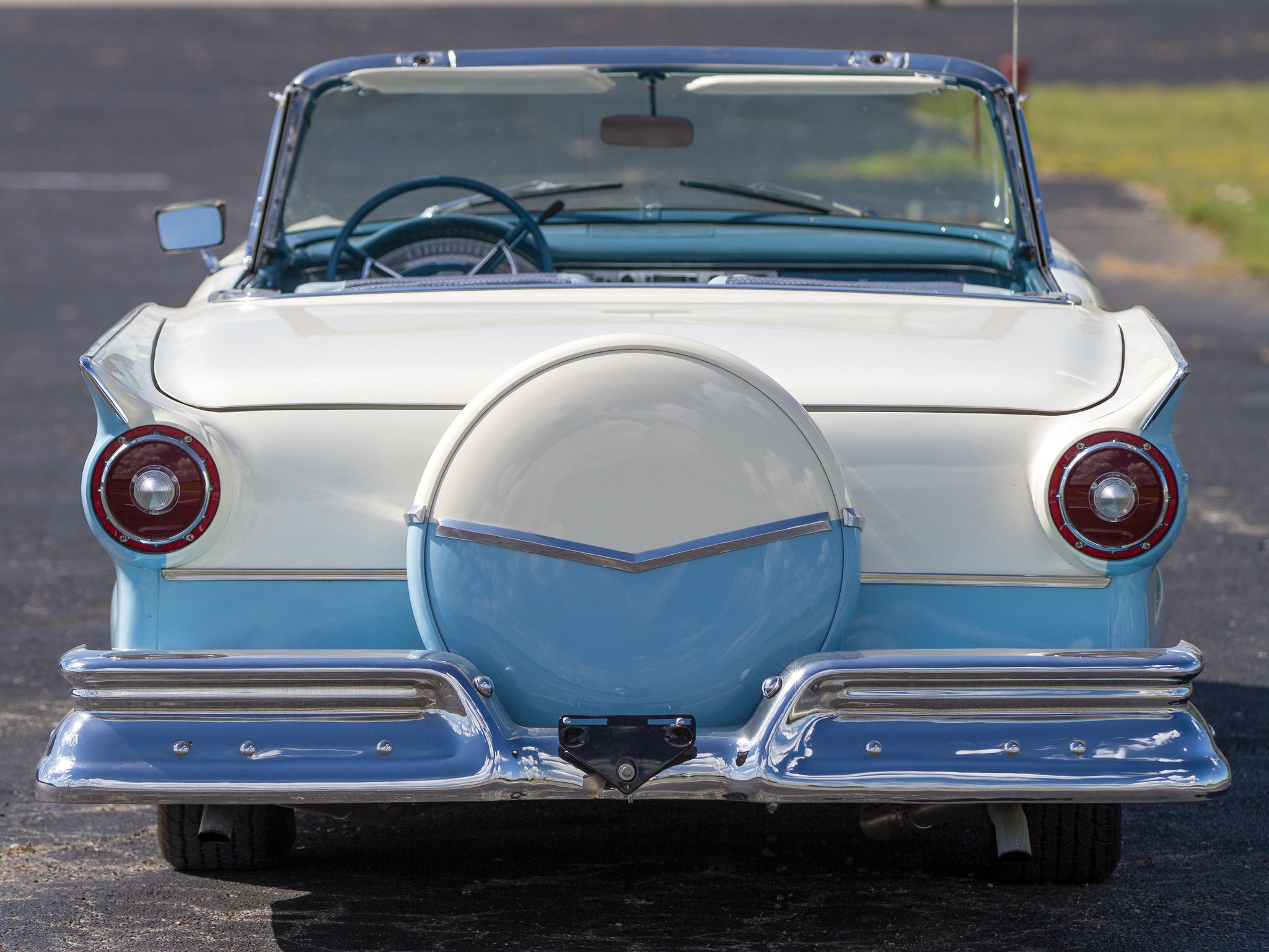 1957, Ford, Fairlane, 500, Skyliner, Retractable, Hardtop, Retro, Luxury, Convertible Wallpaper
