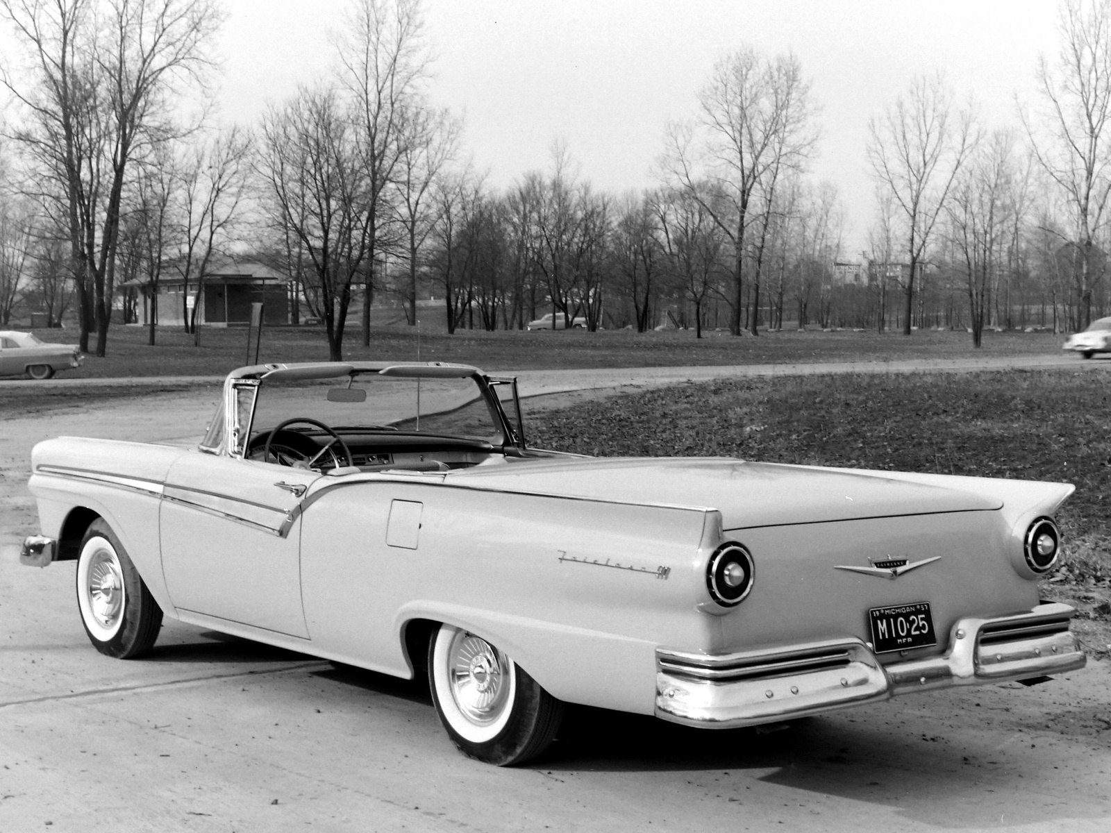 1957, Ford, Fairlane, 500, Skyliner, Retractable, Hardtop, Retro, Luxury, Convertible Wallpaper