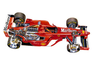 1998, Ferrari, F300, Formula, One, F 1, Race, Racing, Interior, Engine