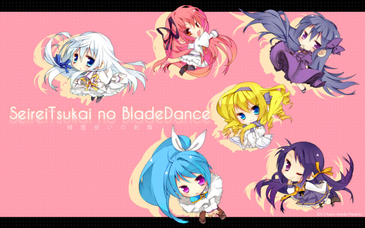 seirei, Tsukai, No, Blade, Dance, Chibi, Restia, Sakura, Hanpen, Seifuku, Terminus, Est HD Wallpaper Desktop Background