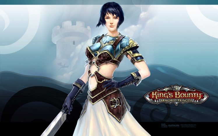 kings, Bounty, Warrior, Armor, Games, Girls, Fantasy HD Wallpaper Desktop Background