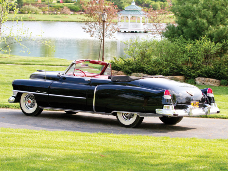 1952, Cadillac, Sixty, Two, Convertible, Retro, Luxury HD Wallpaper Desktop Background