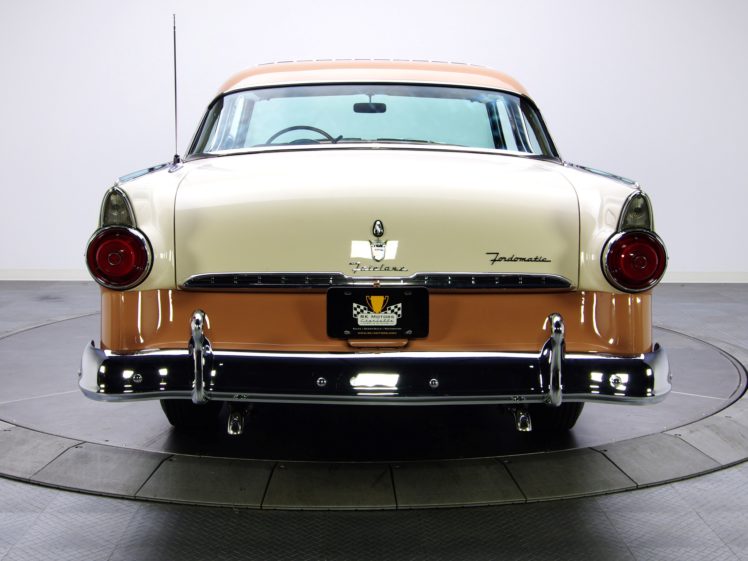 1955, Ford, Fairlane, Crown, Victoria, Coupe, 64a, Retro HD Wallpaper Desktop Background