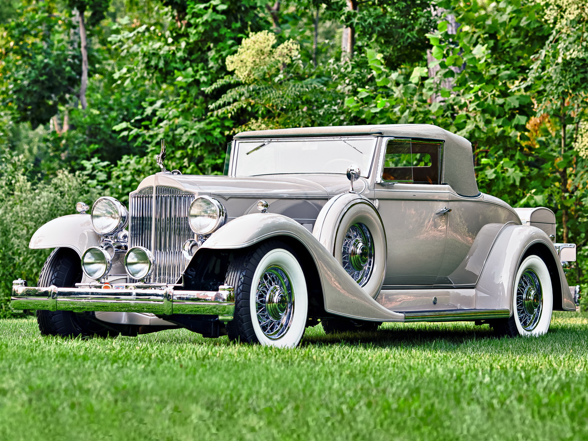 1933, Packard, Twelve, Coupe, Roadster, 1005 639, Luxury, Retro Wallpaper