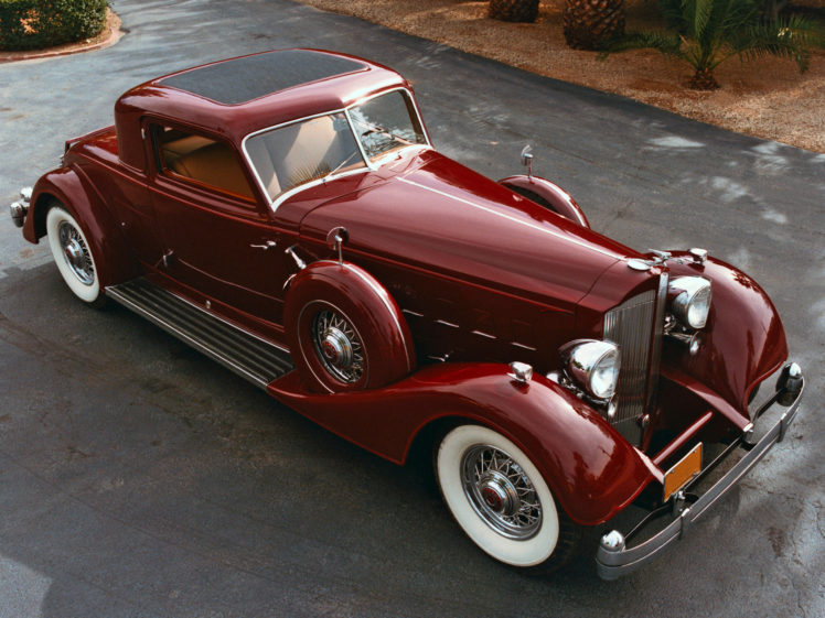 1934, Packard, Twelve, Sport, Coupe, Dietrich, Luxury, Retro HD Wallpaper Desktop Background