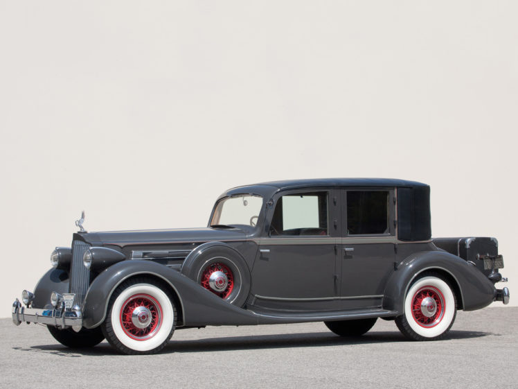 1935, Packard, Twelve, Close, Coupled, Limousine, Luxury, Retro, Fs HD Wallpaper Desktop Background