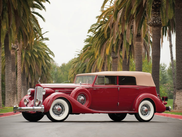 1935, Packard, Twelve, Convertible, Sedan, Dietrich, 1208 873, Luxury, Retro HD Wallpaper Desktop Background