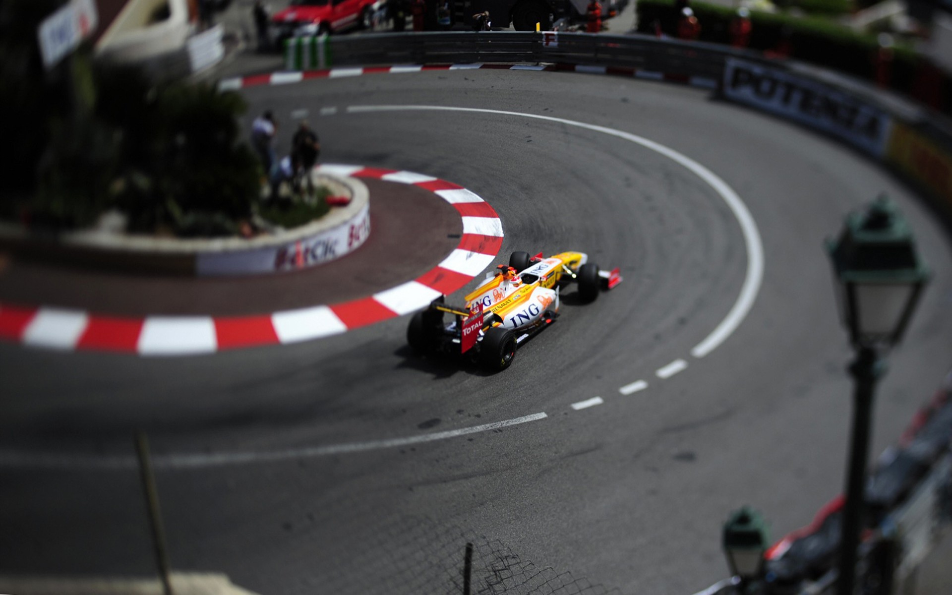 formula, One, Monaco, Renault Wallpaper