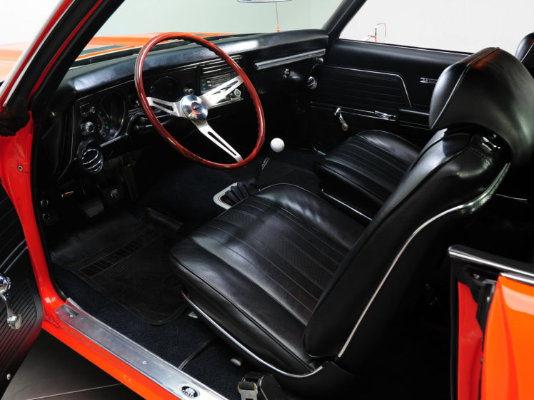 1969, Chevrolet, Chevelle, S s, 396, L34, Hardtop, Coupe, Muscle, Classic, Interior HD Wallpaper Desktop Background