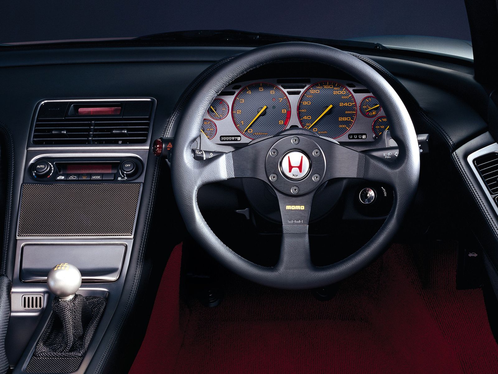 20, 02honda, Nsx r, Na2, Supercar, Nsx, Interior Wallpaper