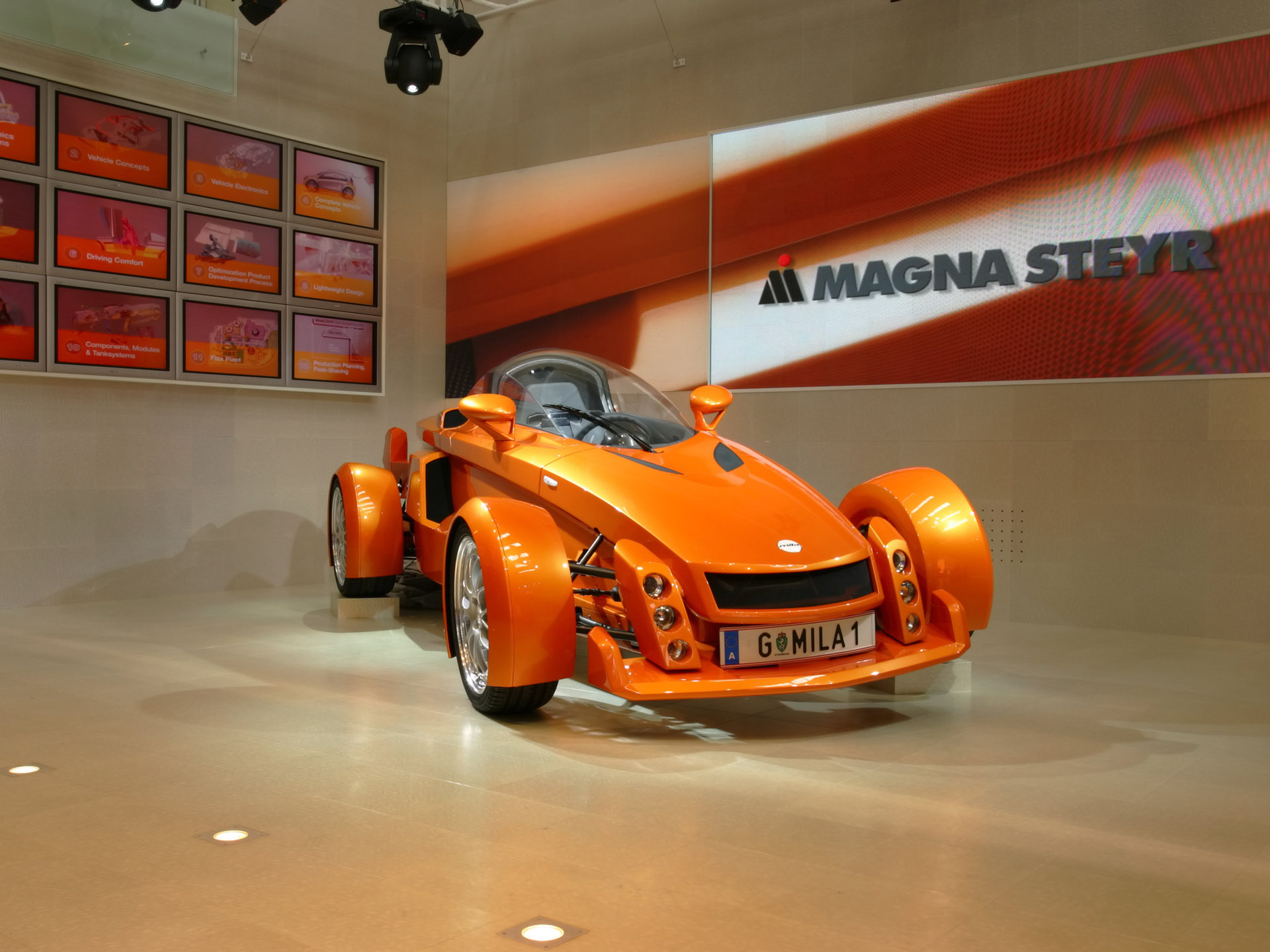 2005, Magna, Steyr, Mila, Concept, Supercar Wallpaper