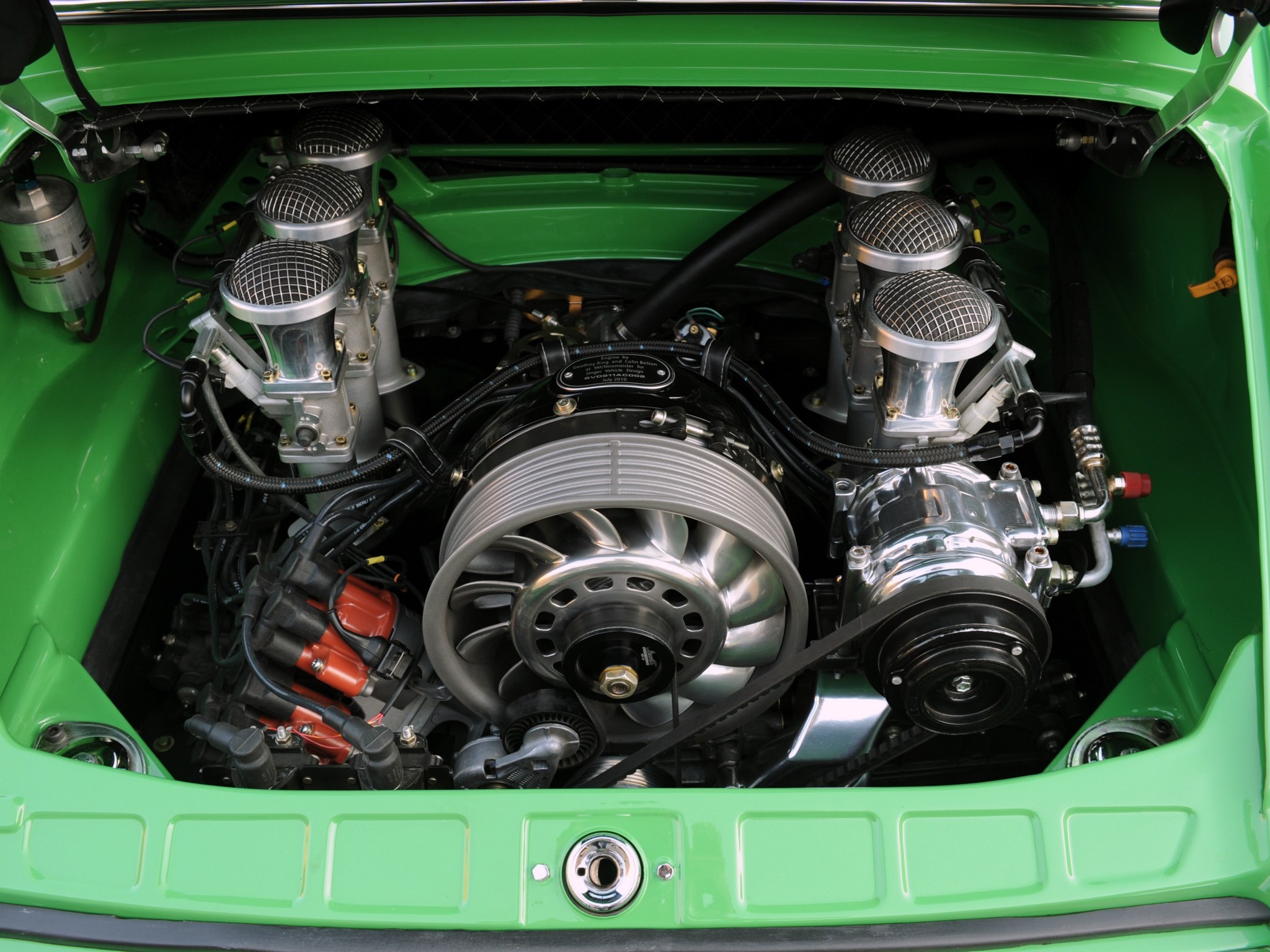 2010, Singer, Porsche, 911, Carrera, Supercar, Engine Wallpaper