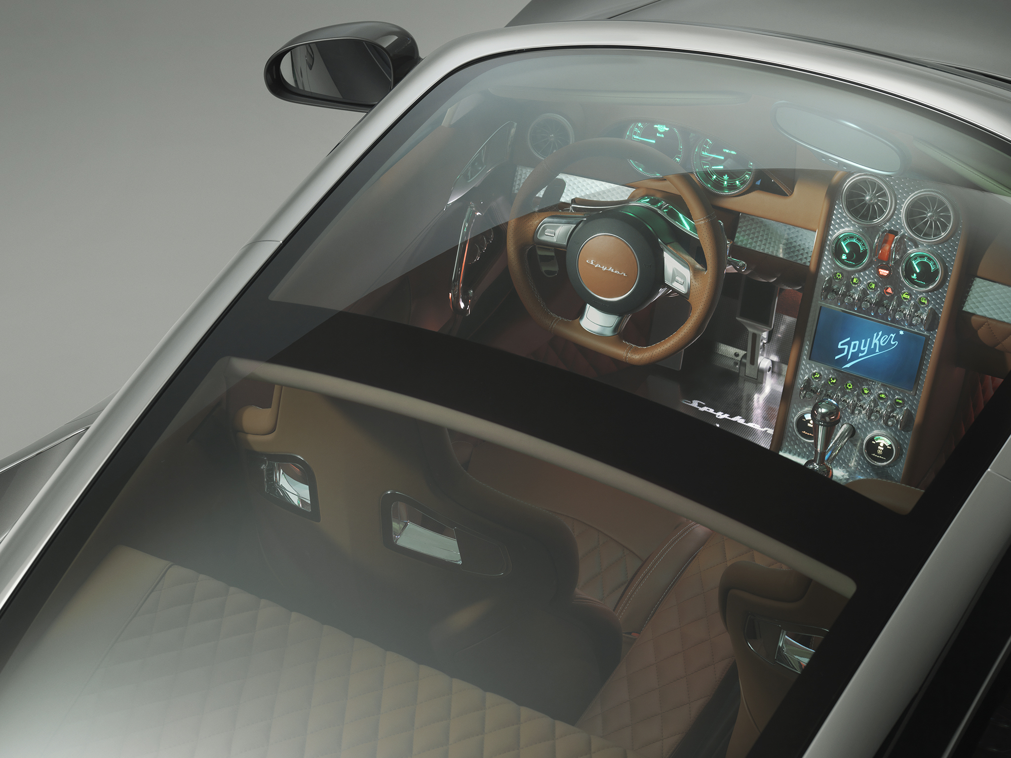 2013, Spyker, B 6, Venator, Concept, Supercar, Interior Wallpaper