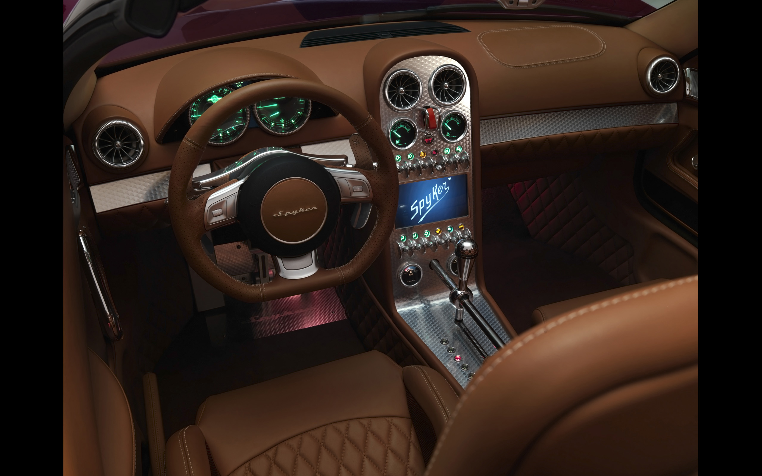 2013, Spyker, B 6, Venator, Spyder, Concept, Supercar, Interior Wallpaper