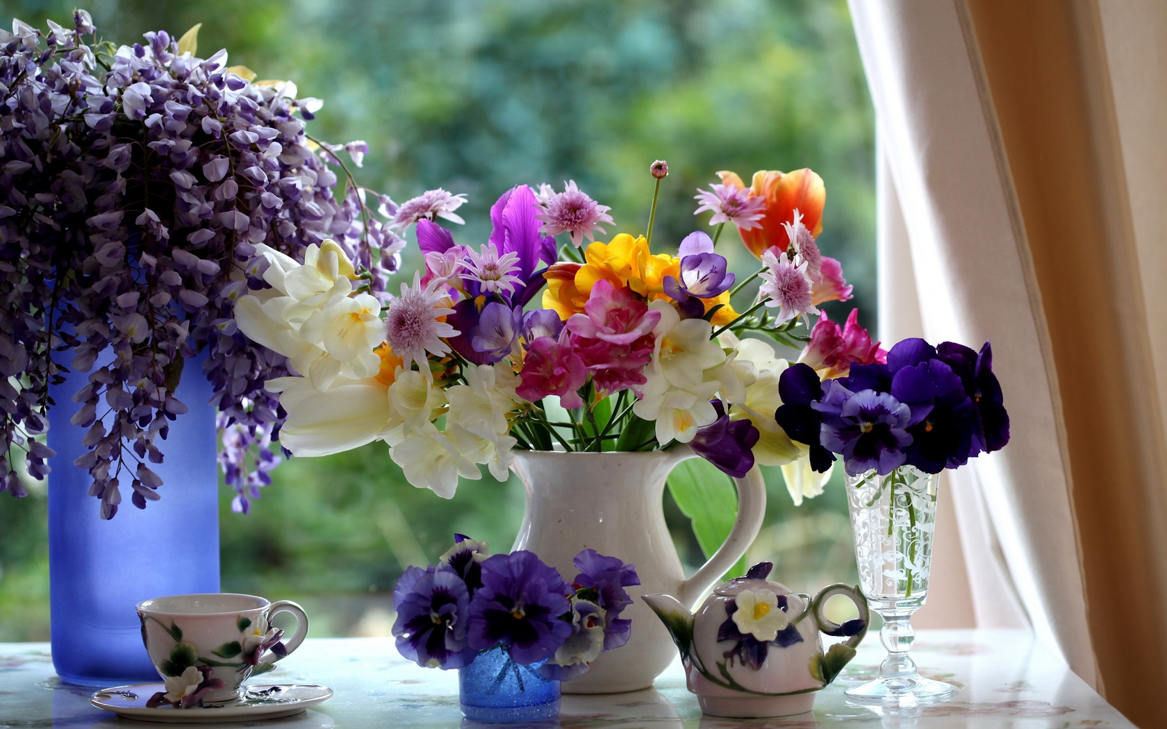 flowers, Bouquets Wallpaper