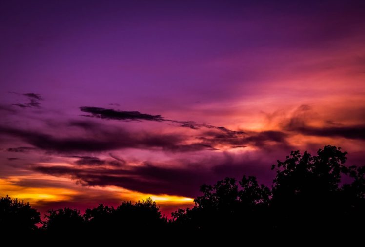 sunset, Clouds, Mood, Sky HD Wallpaper Desktop Background