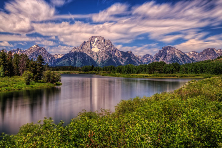 wyoming, Mountain, River, Landscape HD Wallpaper Desktop Background