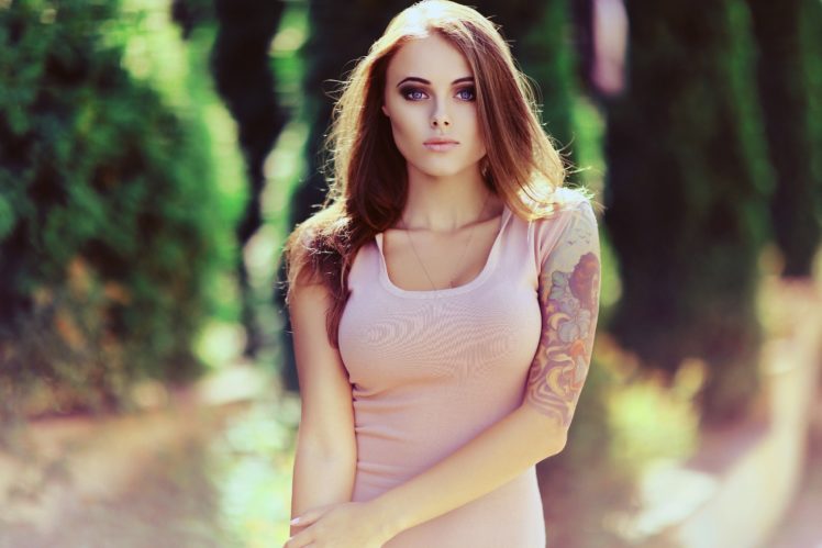 girl, Beautiful, Mood, Tattoo HD Wallpaper Desktop Background