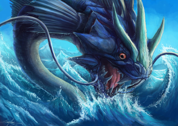 dragon, Chinese, Ocean, Sea, Monster HD Wallpaper Desktop Background