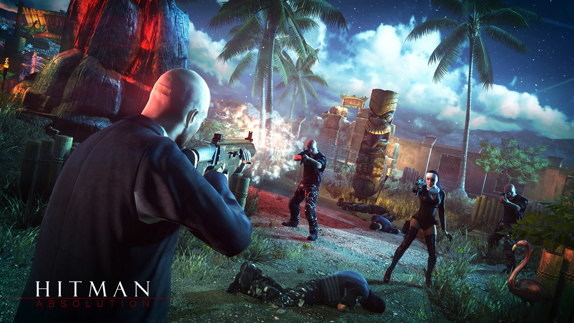 hitman, Men, Warrior, Battlesabsolution, Games Wallpaper