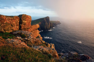 coast, Stones, Scotland, Sea, Crag, Nature, Shore, Ocean, Lighthouse
