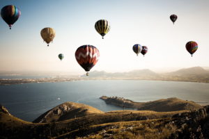 sky, Landscape, Aerostat, Flight, Nature, Balloon