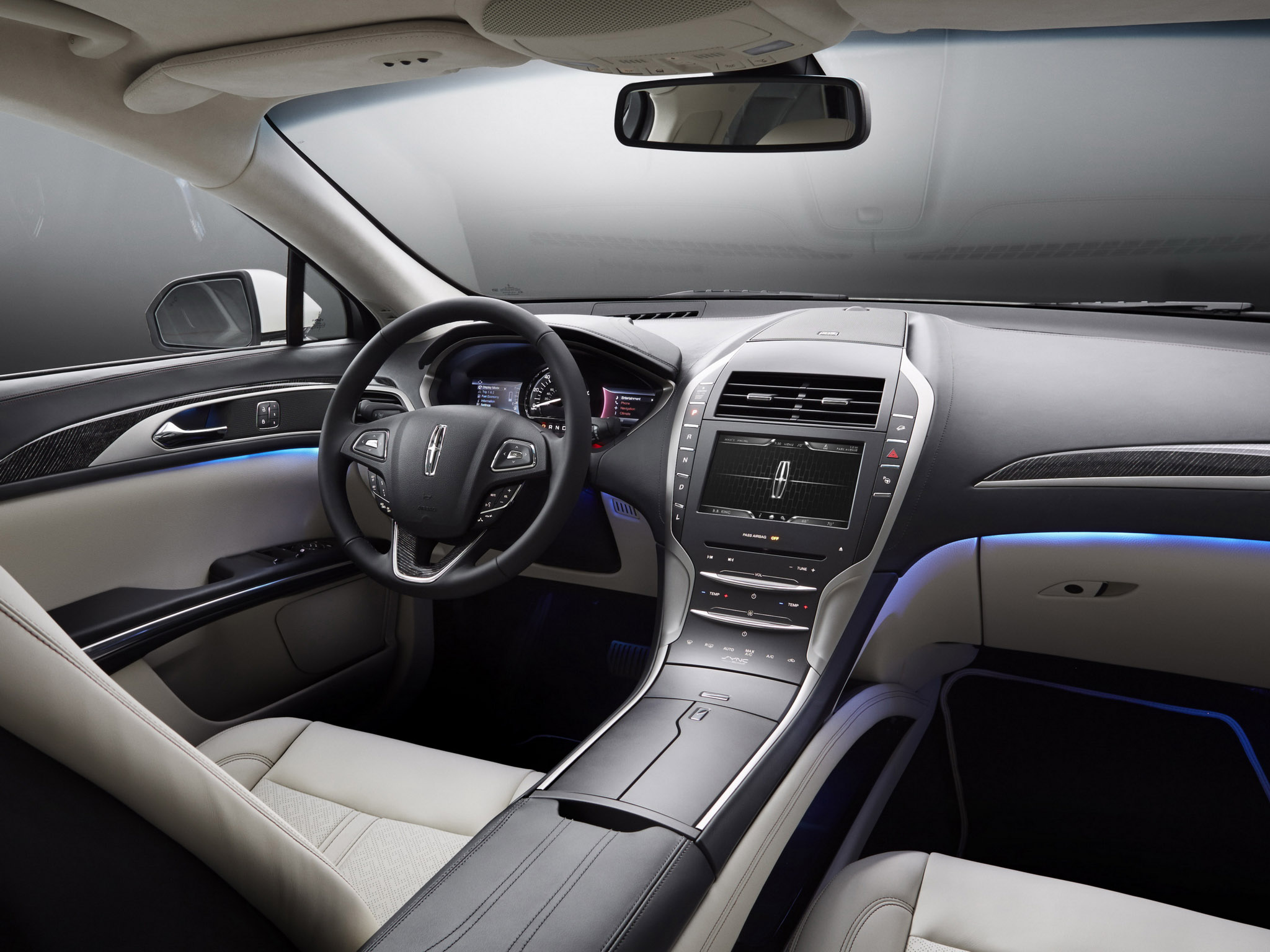 2013, Lincoln, Mkz, Concept, Luxury, Interior Wallpaper