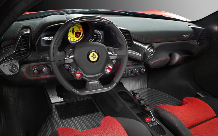 2014, Ferrari, 458, Speciale, Supercar, Interior HD Wallpaper Desktop Background