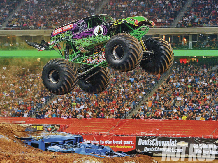 grave, Digger, Monster, Truck, 4×4, Race, Racing, Monster truck HD Wallpaper Desktop Background