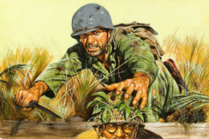 painting, Art, Soldiers, Knife, Army, Battle, War, Military