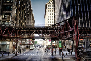 roads, Houses, People, Chicago, City, Street, Cities
