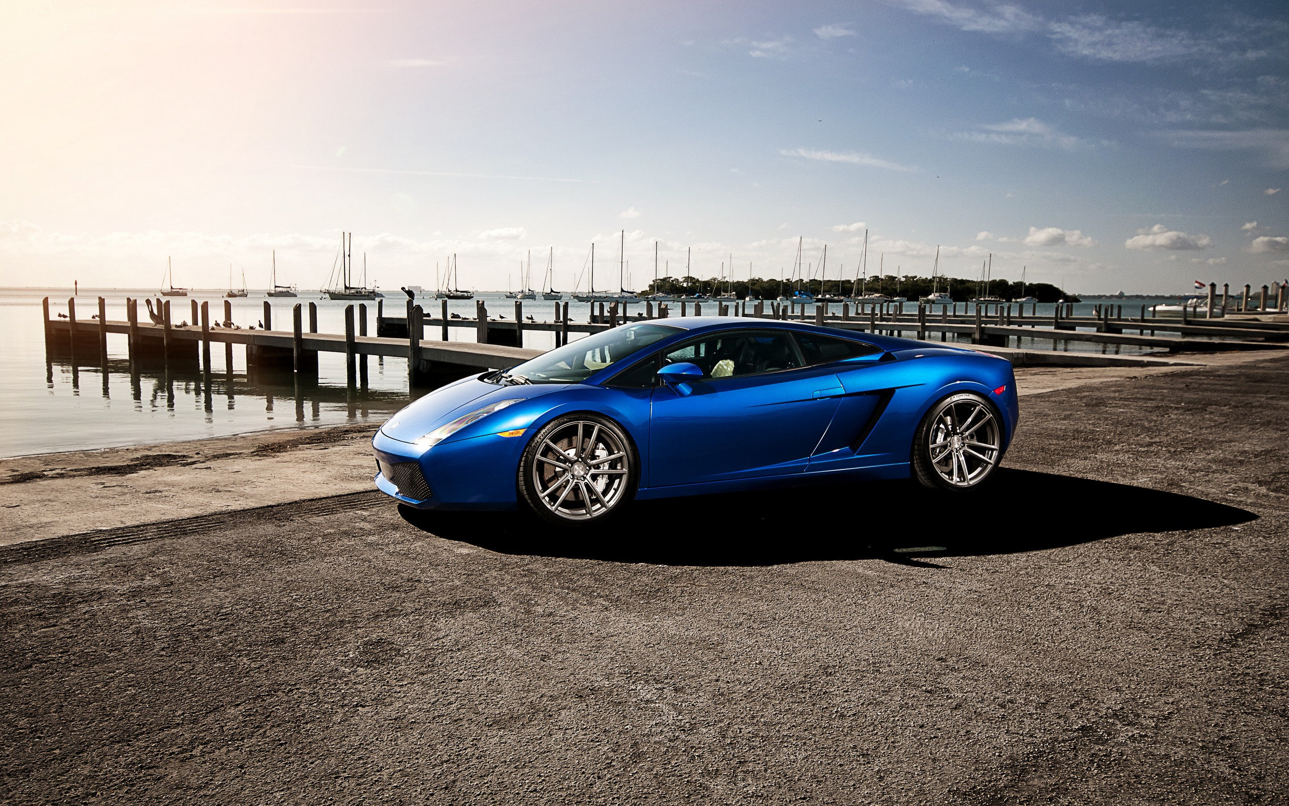 blue, Lamborghini, Gallardo Wallpapers HD / Desktop and Mobile Backgrounds