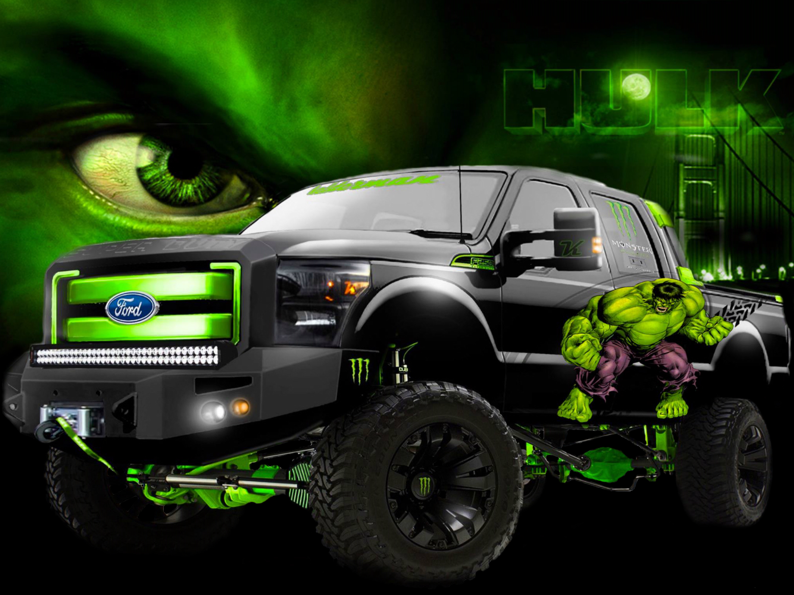 vehicles, Monster, Hulk, Trucks Wallpaper