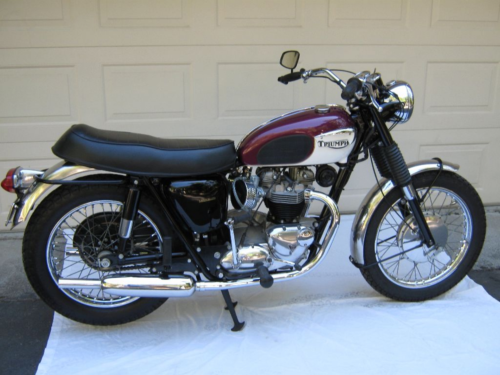 1967, Triumph, T120, Bonneville Wallpaper