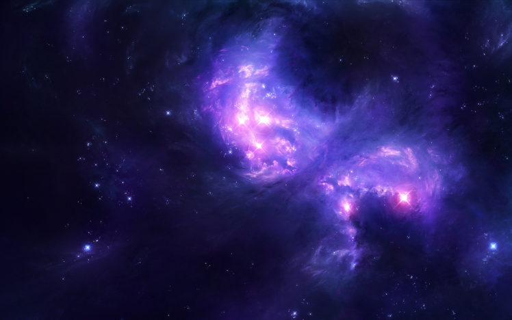 violet, Nebula HD Wallpaper Desktop Background