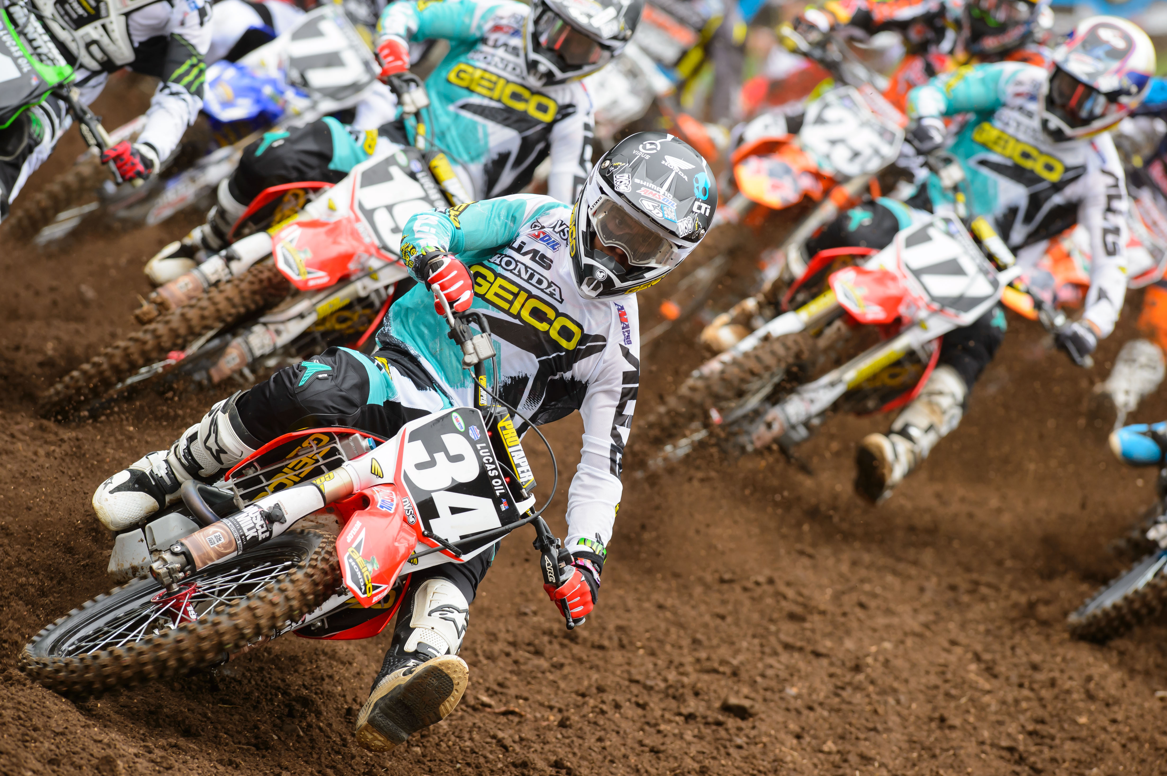 dirtbike, Moto, Motocross, Race, Racing, Motorbike, Honda, Ht Wallpaper
