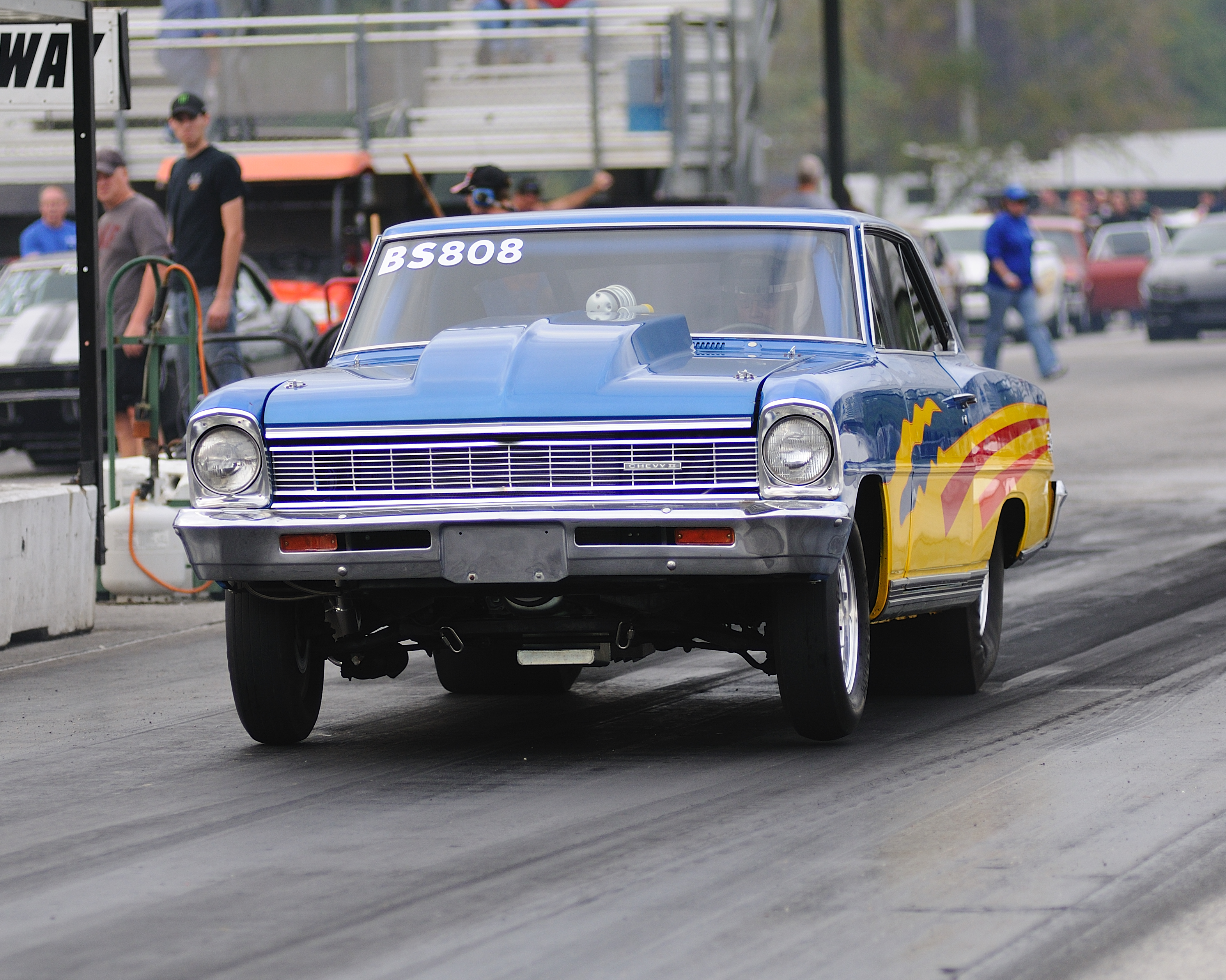 drag, Racing, Race, Hot, Rod, Rods, Chevrolet, Nova Wallpaper