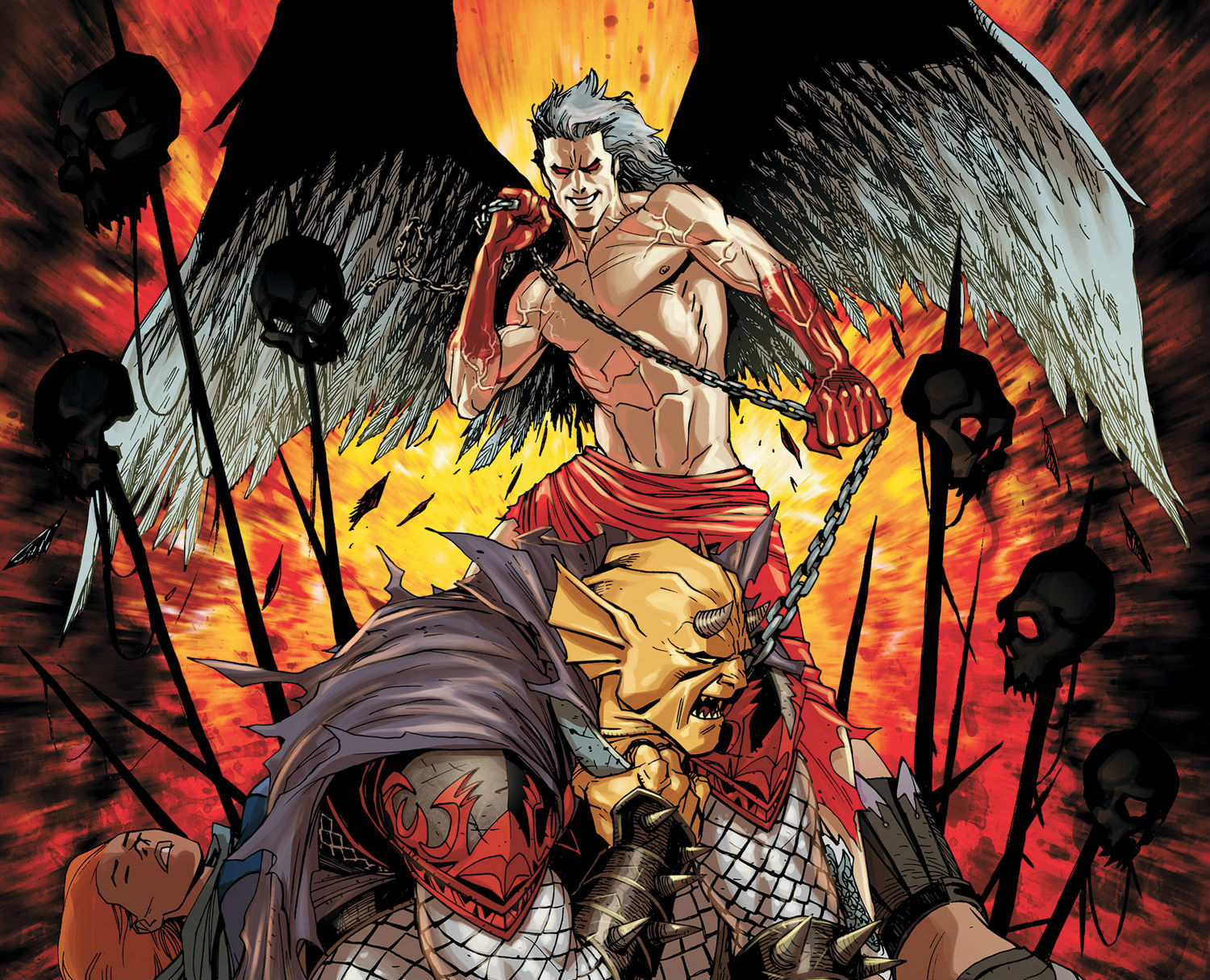demon, Knights, Dc comics, D c, Hu Wallpaper