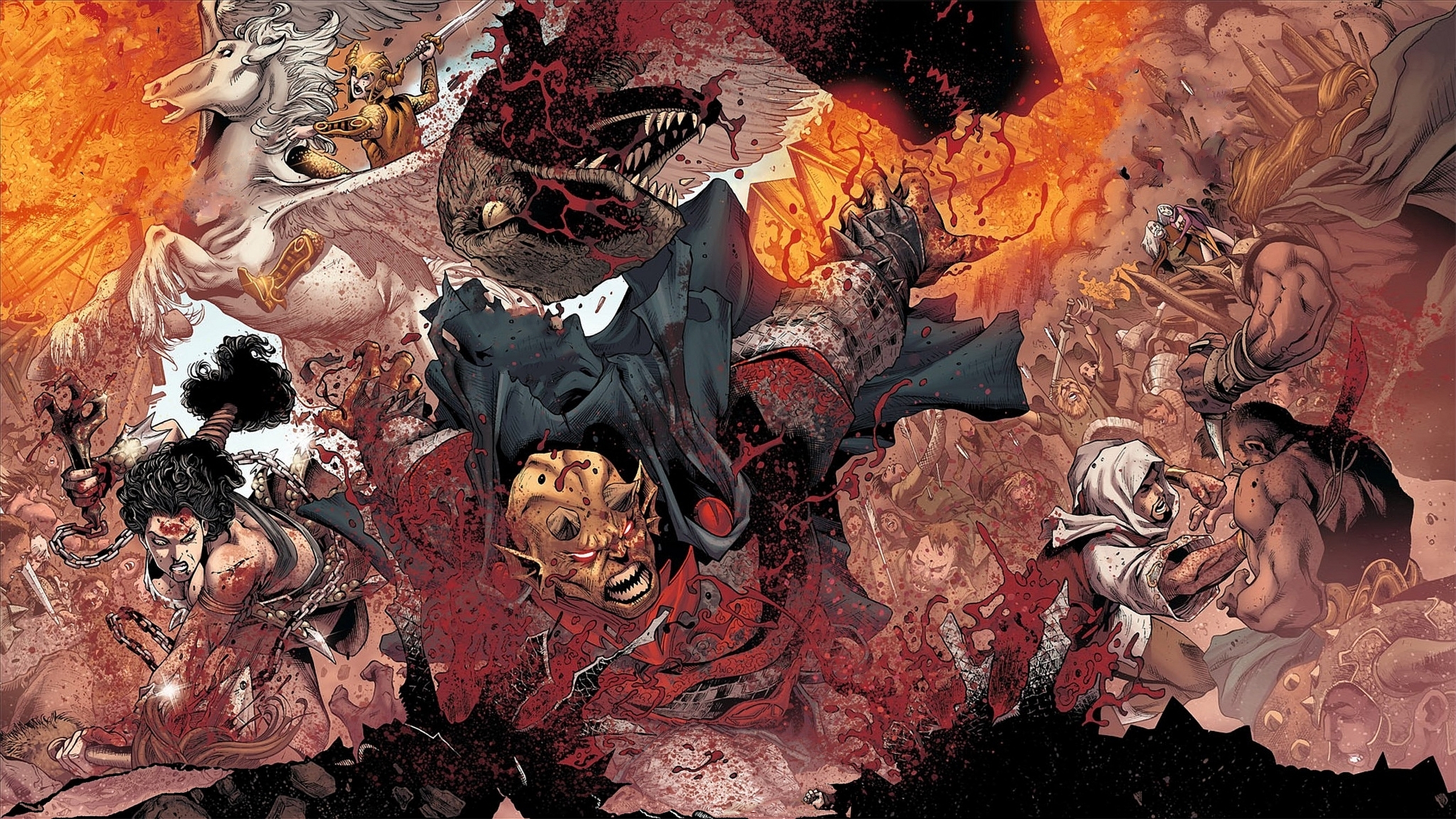 demon, Knights, Dc comics, D c, Hw Wallpaper
