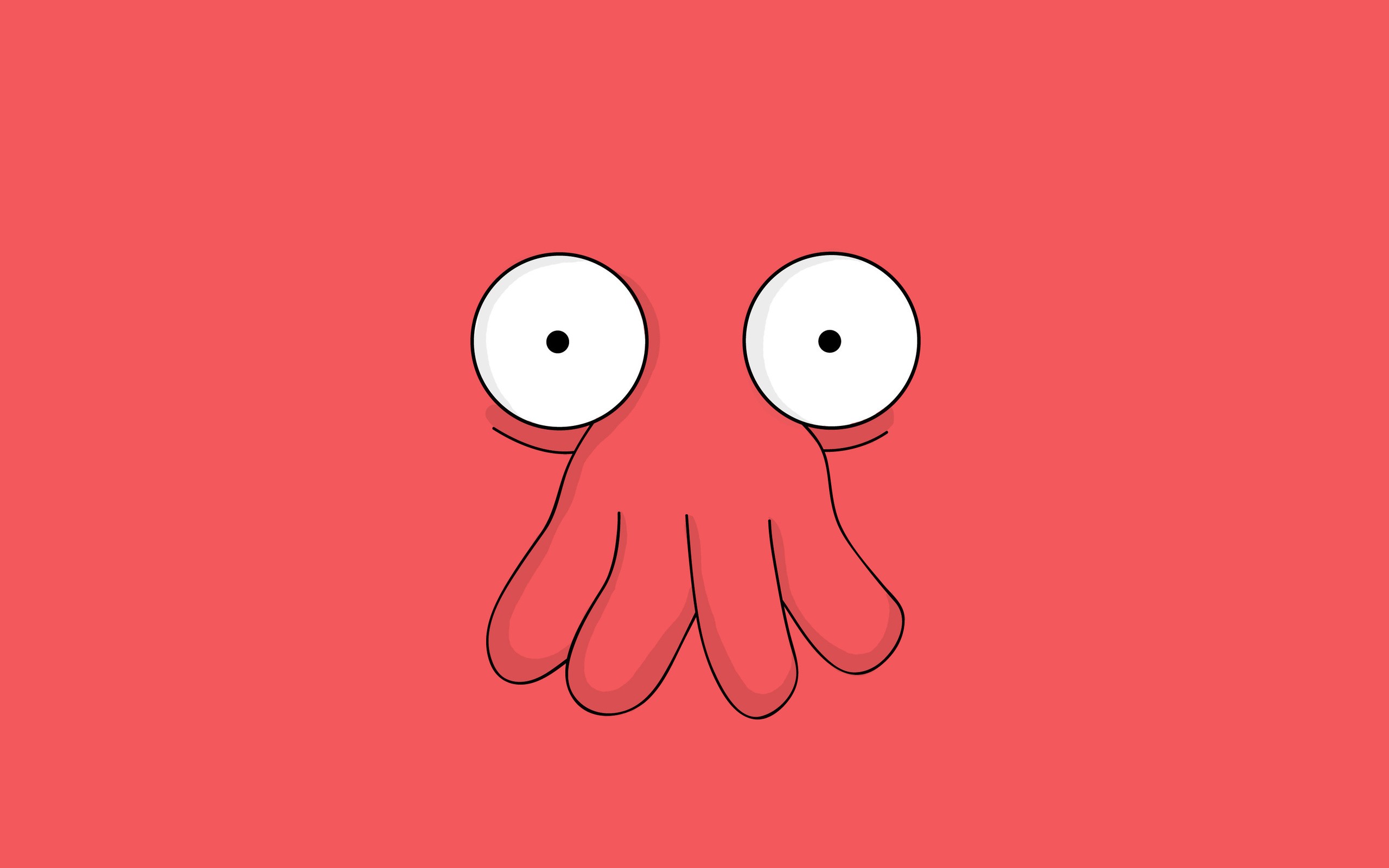 futurama, Minimalistic, Dr, Zoidberg, Simple Wallpaper