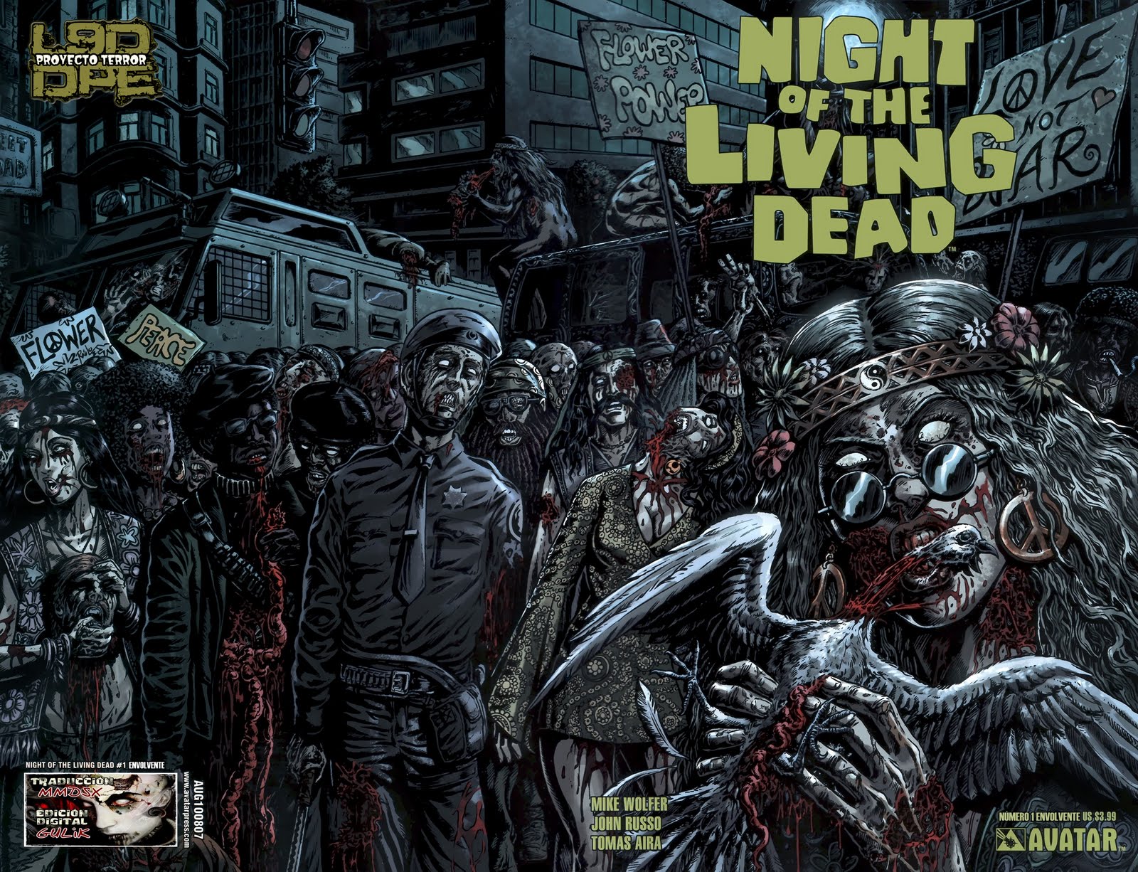 night, Of, The, Living, Dead, Avatar press, Ij Wallpaper