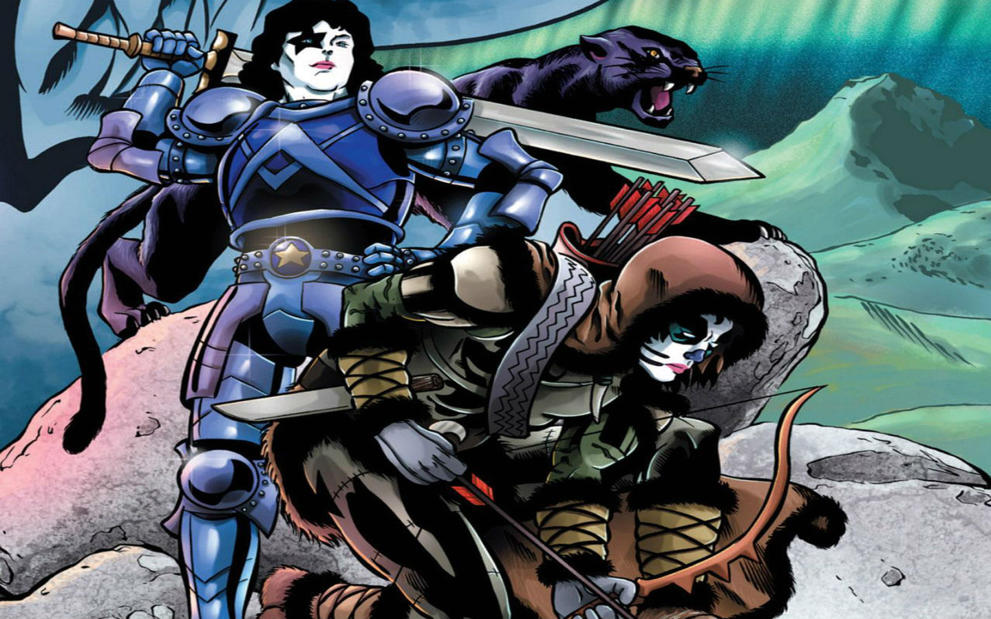 kiss, Marvel, Heavy, Metal, Ha Wallpaper