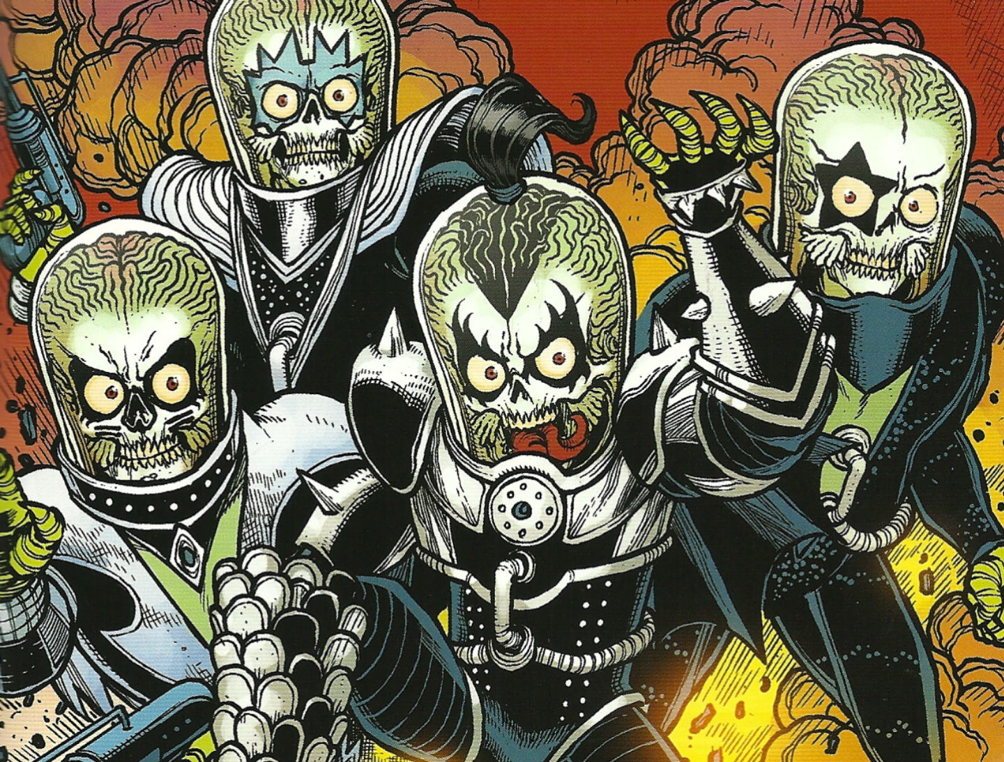 kiss, Marvel, Heavy, Metal, Hv Wallpaper