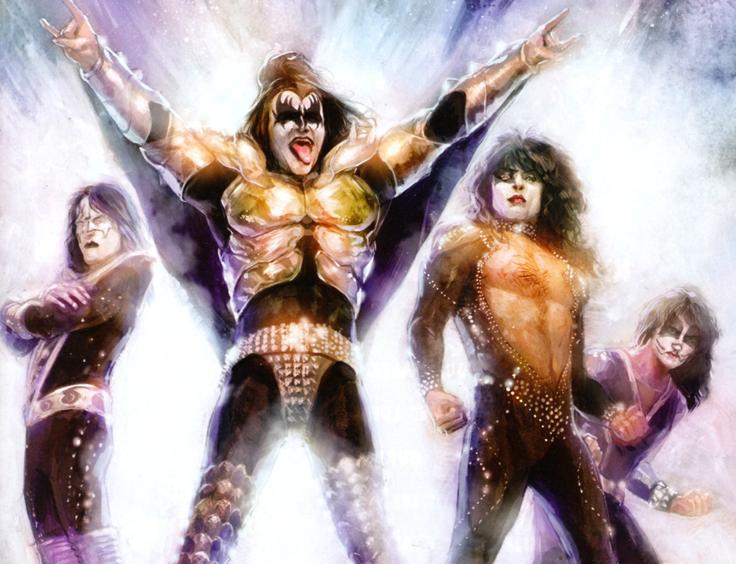 kiss, Marvel, Heavy, Metal, Hg Wallpaper