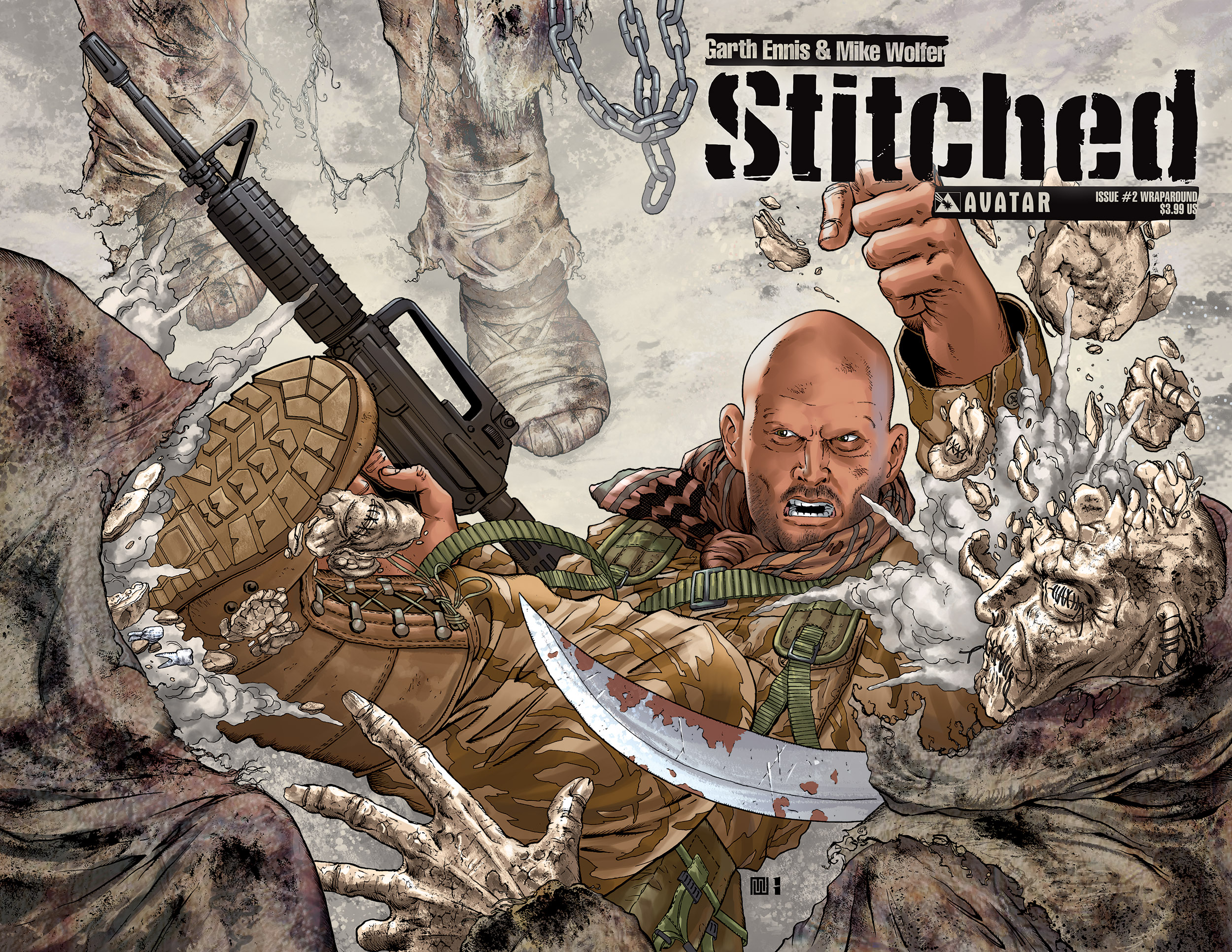 stitched, Avatar press, Nc Wallpaper